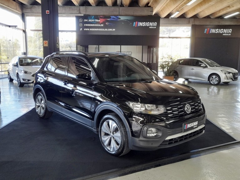 VOLKSWAGEN - T-CROSS - 2020 - Preta