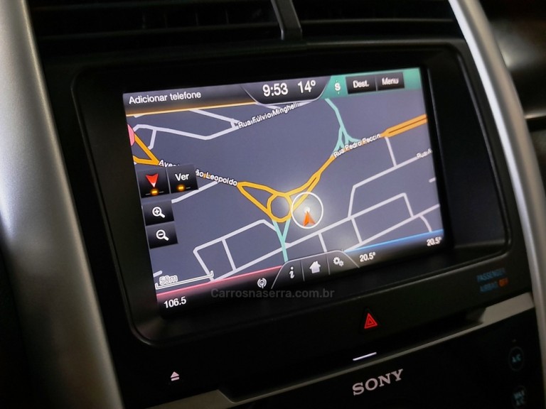 FORD - EDGE - 2013 - Preta